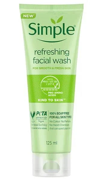 Simple Kind To Skin Refreshing Facial Wash
