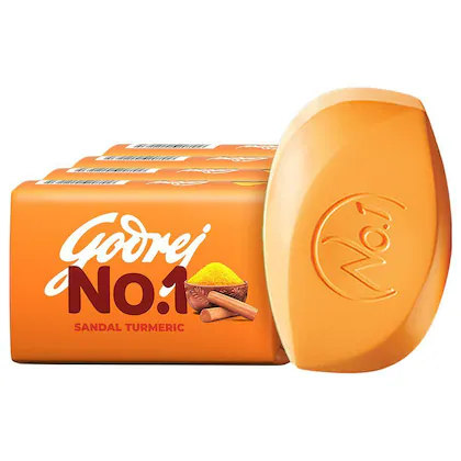 Godrej No.1 Bath Soap – Sandal & Turmeric
